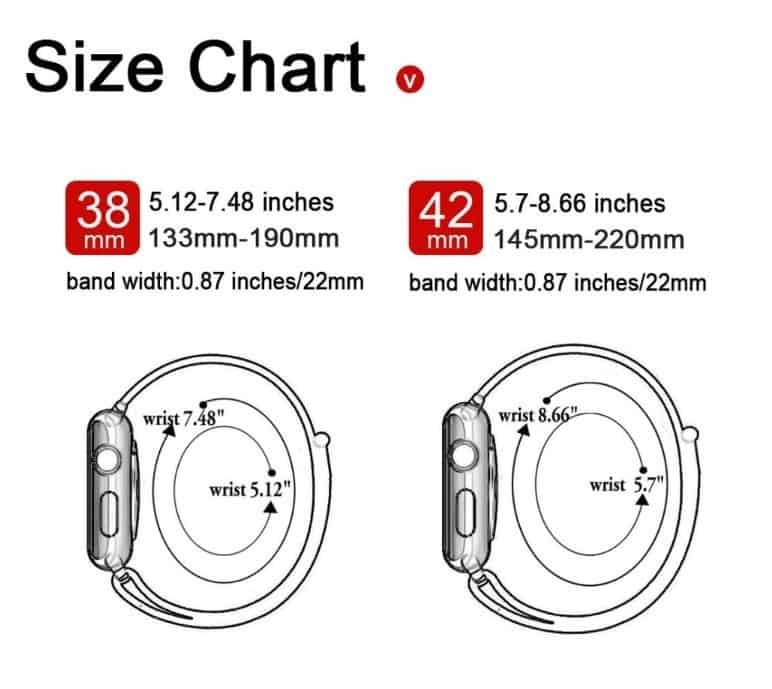 Apple Watch 4 Band Compatibility Chart