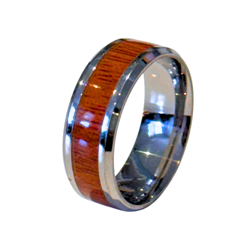 Bague argent et noyer GR 10