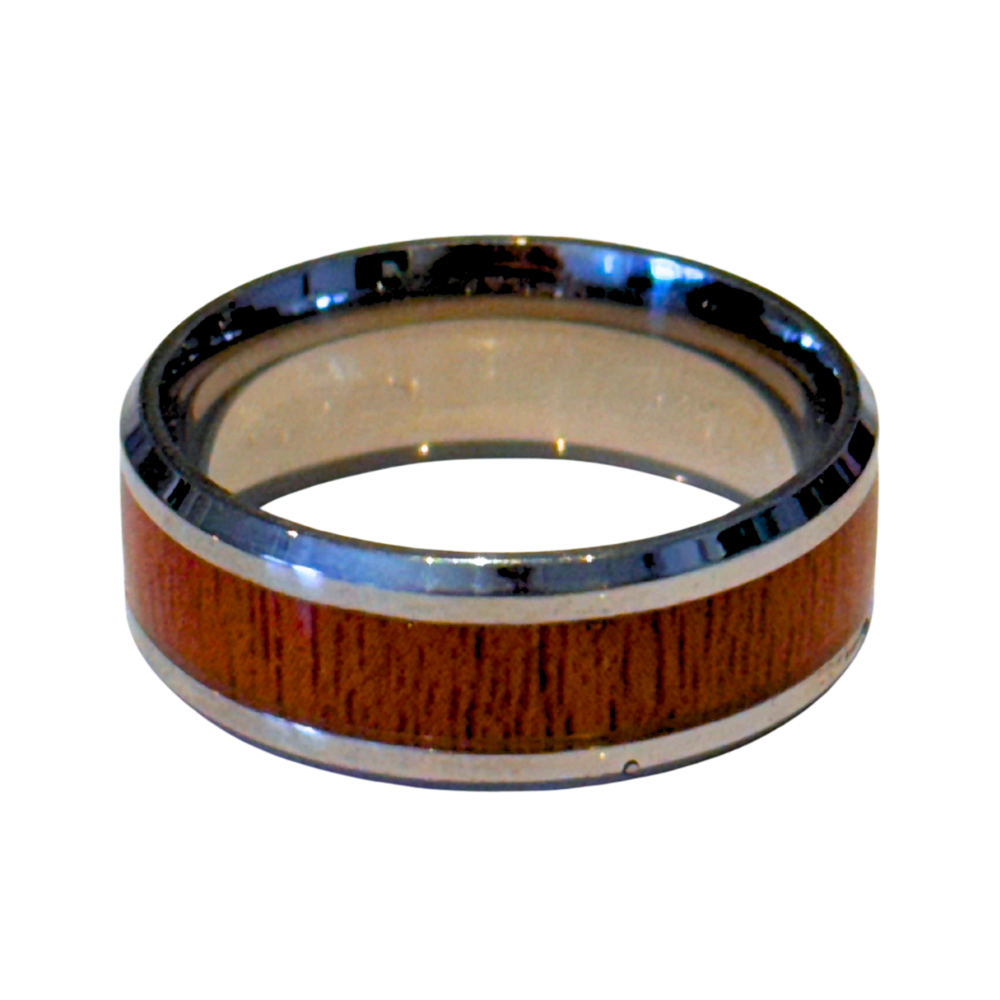 Bague argent et noyer GR 10