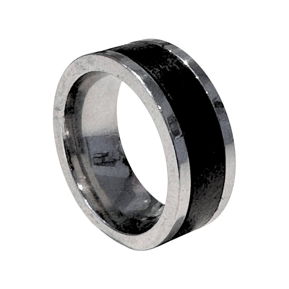 Bague argent et ébène GR 9