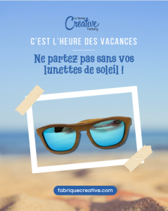 Les lunettes de soleil en bambou : profiter des dernières journées ensoleillées 